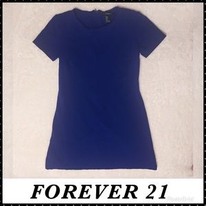 FOREVER 21 Blue Mini Dress